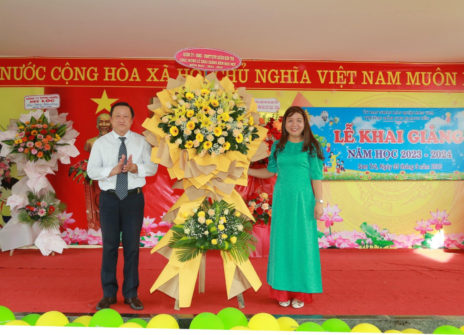 Trường mầm non Hoàng Yến long trọng tổ chức lễ khai giảng năm học 2023-2024.